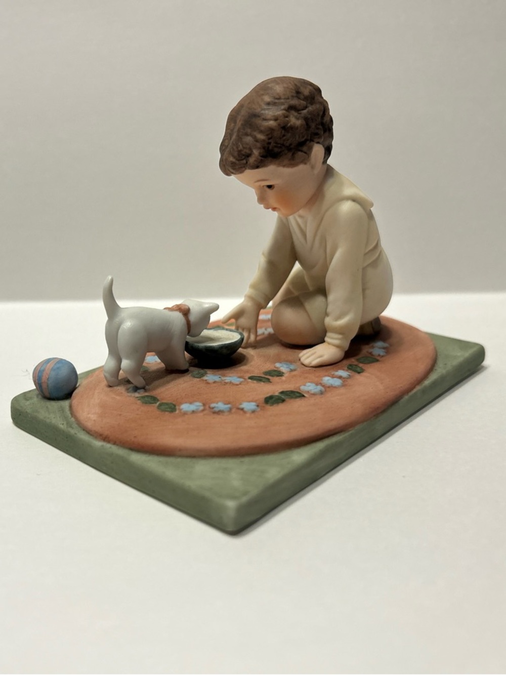 Bessie Pease Gutmann “KITTY’S BREAKFAST” Ceramic Figurine.